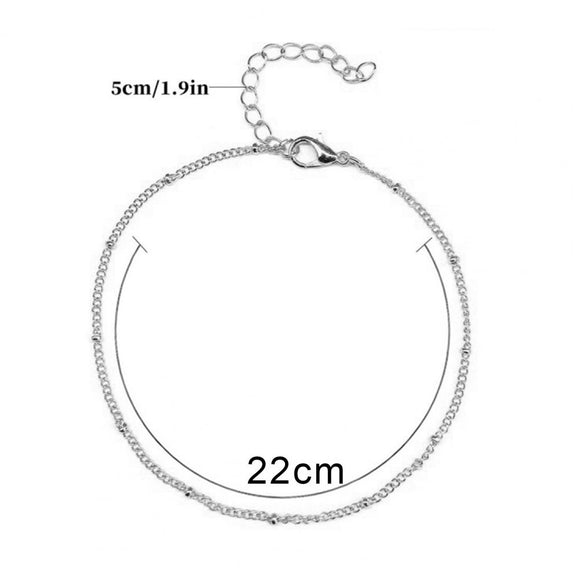 Pulsera de Tobillo Multicapa Amor Playa