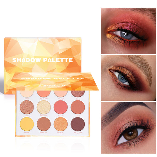Paleta de Sombras Mate y Metallic Glitter 12 Colores - Image 12