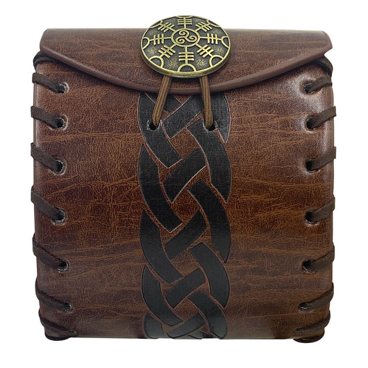 Bolsa Cuadrada Medieval Estilo Vikingo Nórdico para Cosplay y Eventos - Image 6