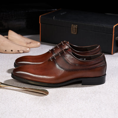 Zapatos de Cuero Formales Punta Aguda para Negocios - Image 11