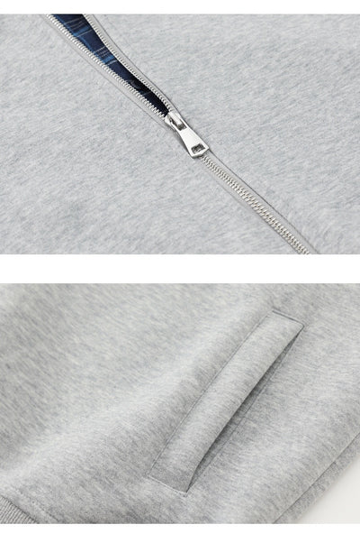 Cardigan Abrigo Cuadrillé con Capucha y Detalles Combinados - Image 21