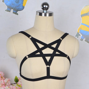 Arnés Elástico con Cadena de Cuerpo y Estrella de Cinco Puntas - Image 6