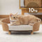 Cama Sofá para Gatos y Perros de Madera - Nido Acogedor Teddy