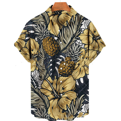 Camisa Casual Slim Fit con Estampado 3D para Hombre - Image 32