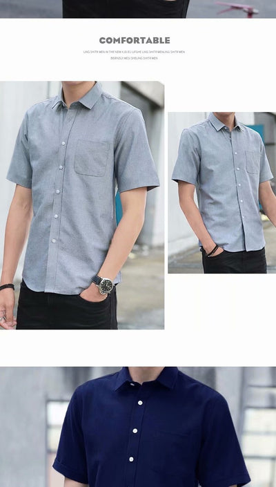Camisa Manga Corta Moderna para Hombre - Estilo Verano - Image 7