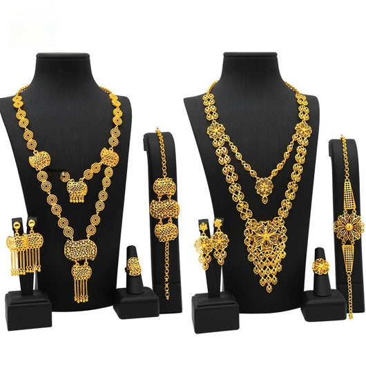 Conjunto de Joyas para Boda: Collar, Pulsera, Anillo y Aretes - Image 2