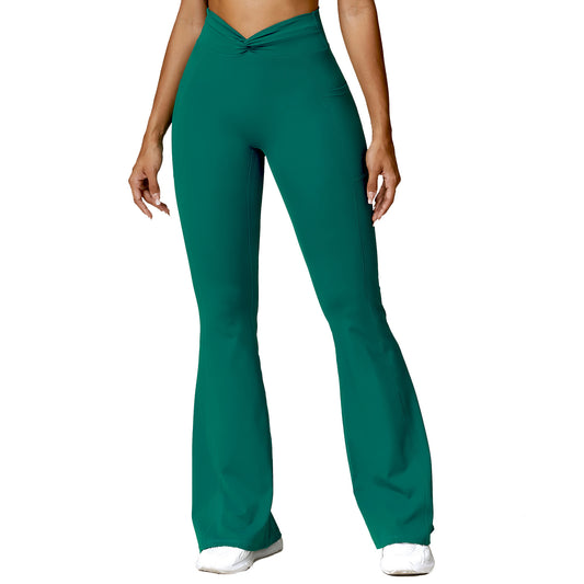 Pantalones Yoga Cintura Alta con Bolsillos - Diseño Europeo y Americano - Image 2