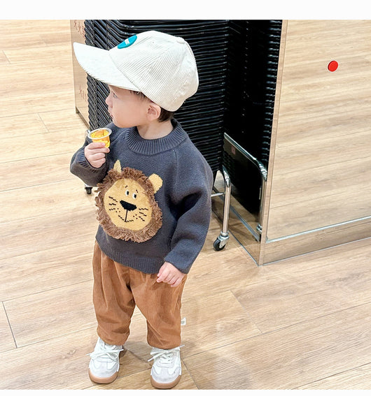 Suéter Pullover Coreano para Niños - Estilo Occidental - Image 27