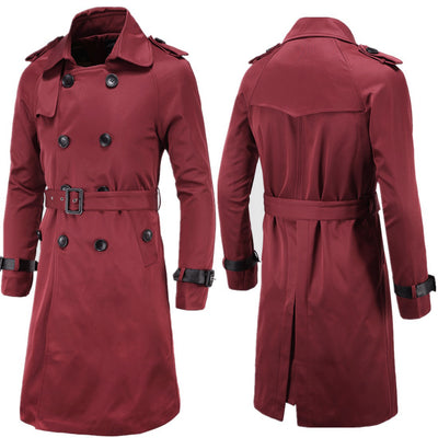 Chaqueta Cortavientos Doble Botonadura Slim Fit para Hombre - Image 6