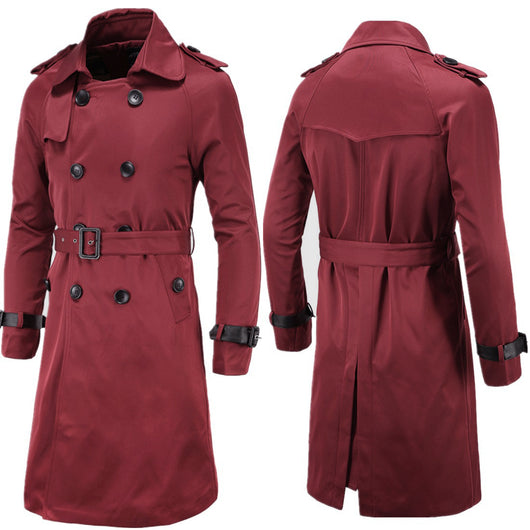 Chaqueta Cortavientos Doble Botonadura Slim Fit para Hombre - Image 6