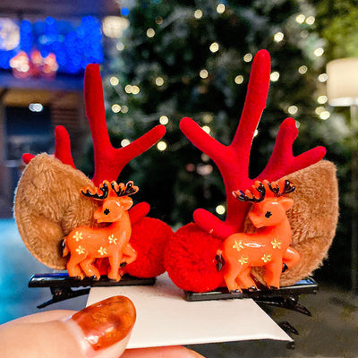 Pinzas Navideñas Decorativas - Clips Festivos de Pato, Muñeco de Nieve y Astas - Image 48