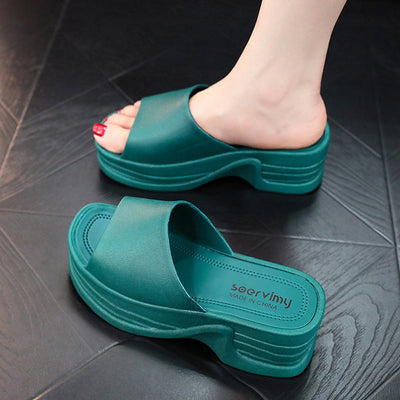 Sandalias Plataforma Impermeables para Mujer - Botas de Lluvia Antideslizantes - Image 8