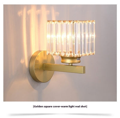 Lámpara de Pared Cristal Americano Diseño Postmoderno para Sala - Image 6