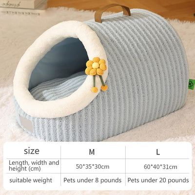 Cueva Cómoda para Gatos con Cojín Desmontable y Lavable - Image 4