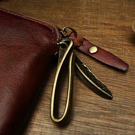 Llavero de Cuero Genuino para Hombre - Diseño Artesanal Personalizado - Image 5