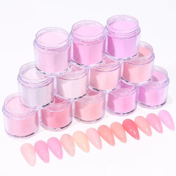 Polvo Shimmer para Uñas 4 Colores - Diseño de Manicura DIY Profesional