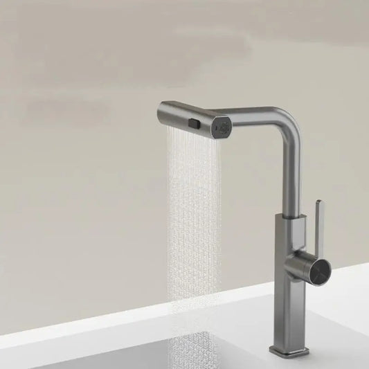 Grifo de Cocina Extraíble Cobre con Agua Fría y Caliente