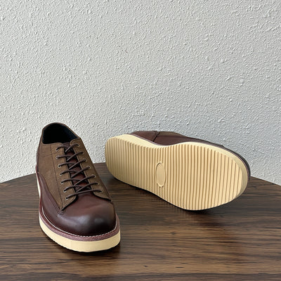 Zapatos Casuales Retro de Plataforma con Combinación de Colores - Image 12