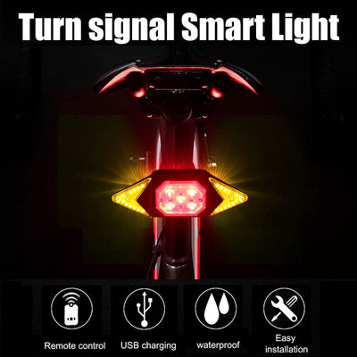 Luz Trasera para Bicicleta con Control Remoto Inalámbrico y Carga USB - Image 10