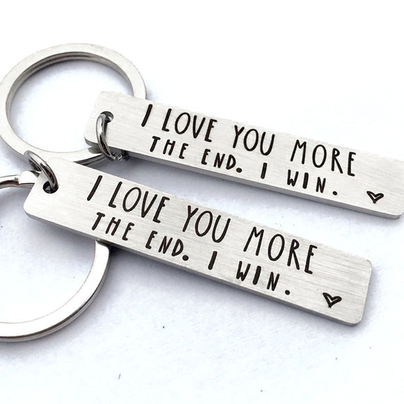 Llavero de Acero Inoxidable - Regalo Perfecto para San Valentín