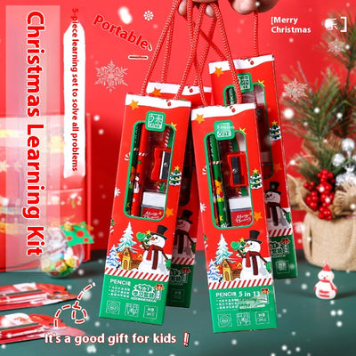 Set de Papelería Creativa para Regalos Navideños - Útiles Escolares Prácticos