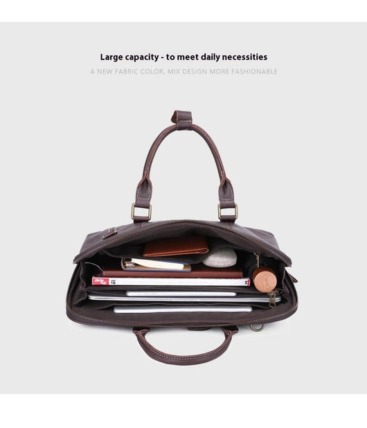 Maletín de Cuero para Hombre - Bolso Bandolera Profesional - Image 11
