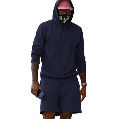Conjunto de Sudadera y Shorts con Forro Polar para Hombre - Image 34