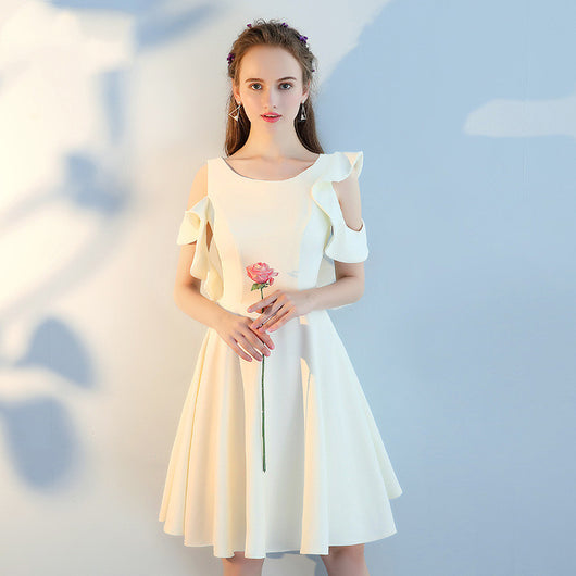 Vestido Corto para Damas de Honor en Rosa - Image 17