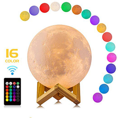 Lámpara de Mesa 3D Luna - Iluminación Romántica para San Valentín - Image 7