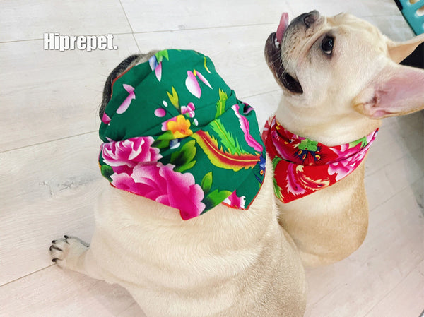 Pañuelo Triangular Estilo Campestre para Perros y Gatos