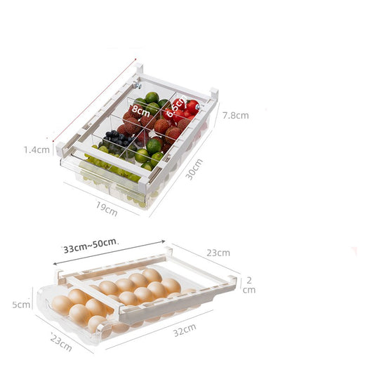 Organizador de Refrigerador Ajustable con Cajón Extraíble - Image 13