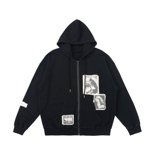 Sudadera con Cierre Wrecking Patch para Parejas - Image 6