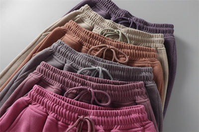 Pantalones Holgados de Cintura Alta con Cordones y Encaje - Image 13