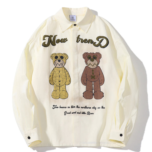 Playera Suelta Street Design con Estampado Puff Relieve
