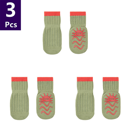 Calcetines para Bebé de Algodón Peinado con Diseños Animados Antideslizantes - Image 48