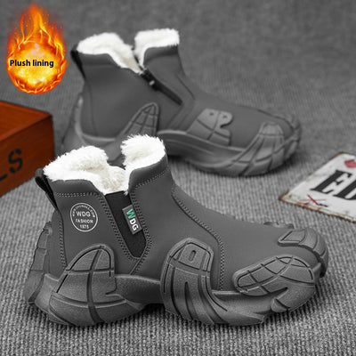 Botas Martin de Trabajo con Forro Polar y Diseño Sólido para Hombre - Image 4