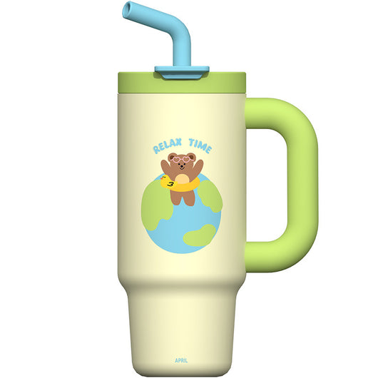 Vaso Térmico de Gran Capacidad con Pajita - Mantén tus Bebidas Frías Todo el Día - Image 5