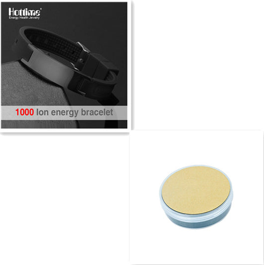 Pulsera Deportiva 4 en 1 con Elementos Bio y Silicio - Banda de Energía Equilibrio en Acero Inoxidable - Image 22