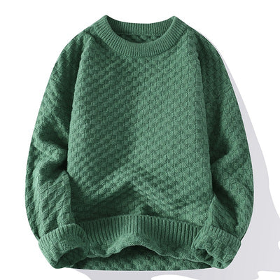 Suéter Cuello Redondo para Hombre - Otoño e Invierno - Image 3