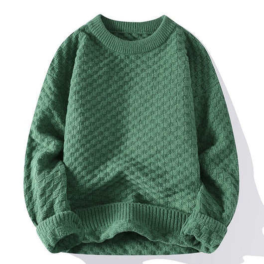 Suéter Cuello Redondo para Hombre - Otoño e Invierno - Image 3