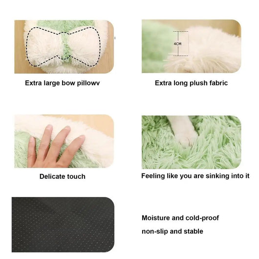 Cama Térmica Acogedora para Mascotas Pequeñas - Nido Antideslizante para Perros y Gatos - Image 3