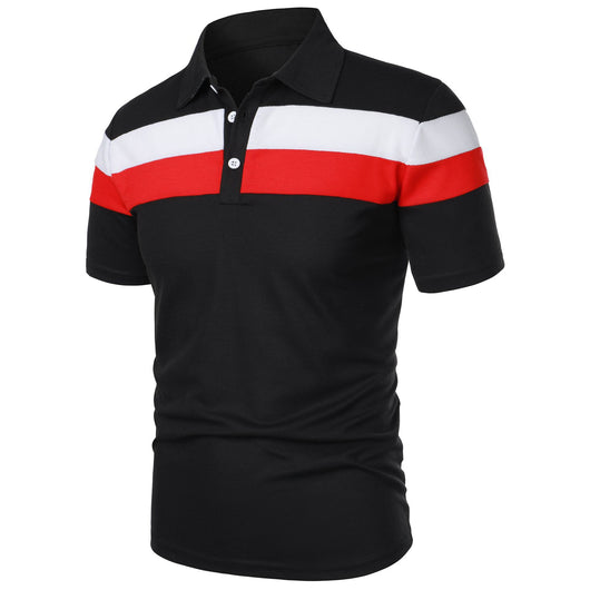 Camiseta Deportiva Hombre Rayas Pecho Contraste - Image 23