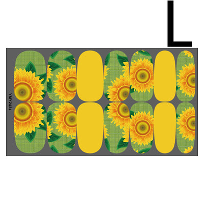 Pegatinas de Uñas Mariposas Hoja de Arce con Adhesivo - Image 3