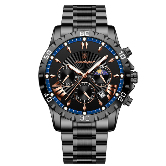 Reloj Multifuncional para Hombre con Fases Lunares - Image 3