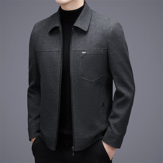 Chaqueta de Lana Corta para Hombre Otoño Invierno - Image 6
