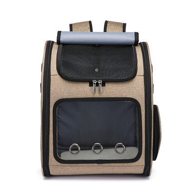 Mochila Transportadora para Mascotas Respirable y Cómoda para Viajes - Image 8