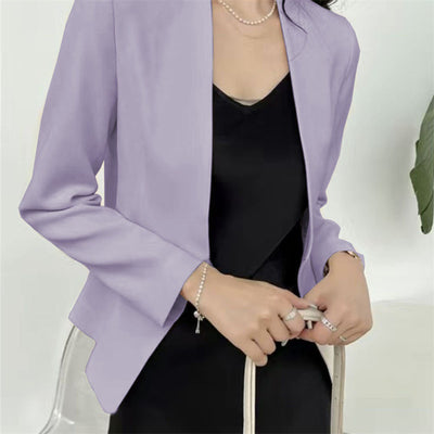 Cardigan Blazer Ejecutivo de Manga Larga Talla Pequeña - Image 12