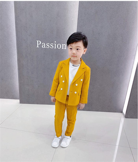 Traje Elegante para Niños - Diseño Minimalista Pasarela - Image 9