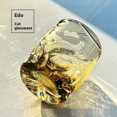 Vaso de Whiskey en Cristal Tallado a Mano - Image 3