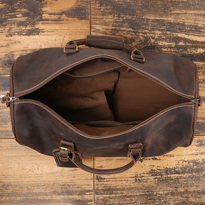 Bolsa de Viaje Primera Capa en Cuero Genuino para Hombre - Image 2